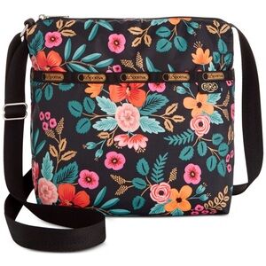 LeSportsac x Rifle Paper Co Floral Crossbody Bag - Black and Multicolor